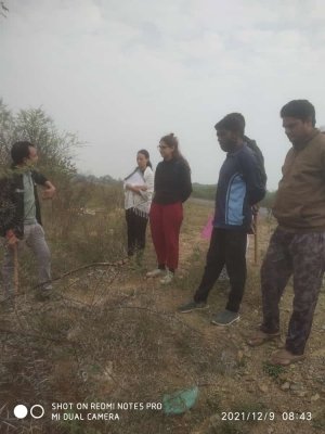फ्रांस के एनजीओ के सदस्यों ने करीब से जाना निर्मल त्रिवेणी का कार्य