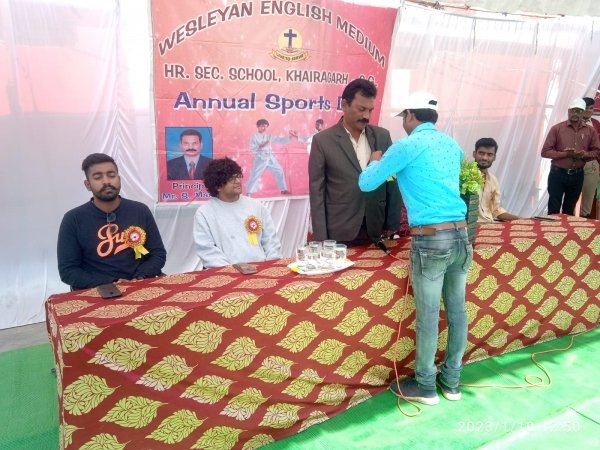 वेसलियन स्कूल खैरागढ़ में वार्षिक क्रीडा उत्सव सम्पन्न