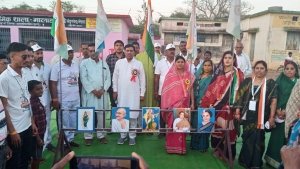 हाथ से हाथ जोड़ो अभियान, पद यात्रा का संदेश जन जन पहुच रहा है : विधायक भुनेश्वर बघेल