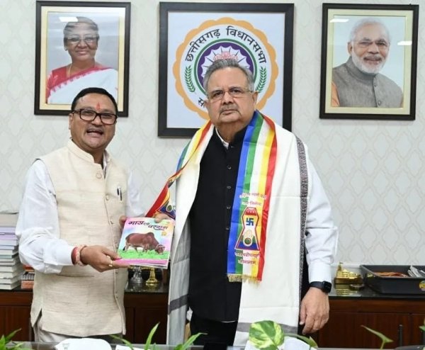 गौ सेवा में तत्पर मनोहर गौशाला की विधानसभा अध्यक्ष डॉ. रमन ने की सराहना