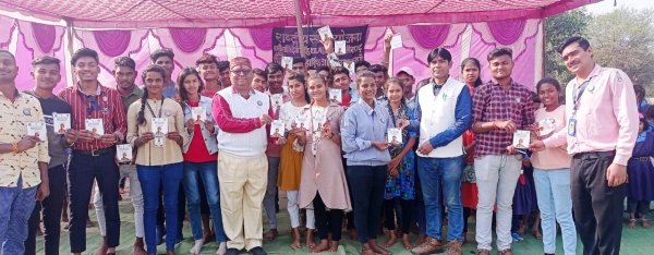 खैरागढ़ कालेज रासेयो शिविर ग्राम सहसपुर में उद्घाटित हुआ